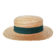 Canoe hat made of woven straw