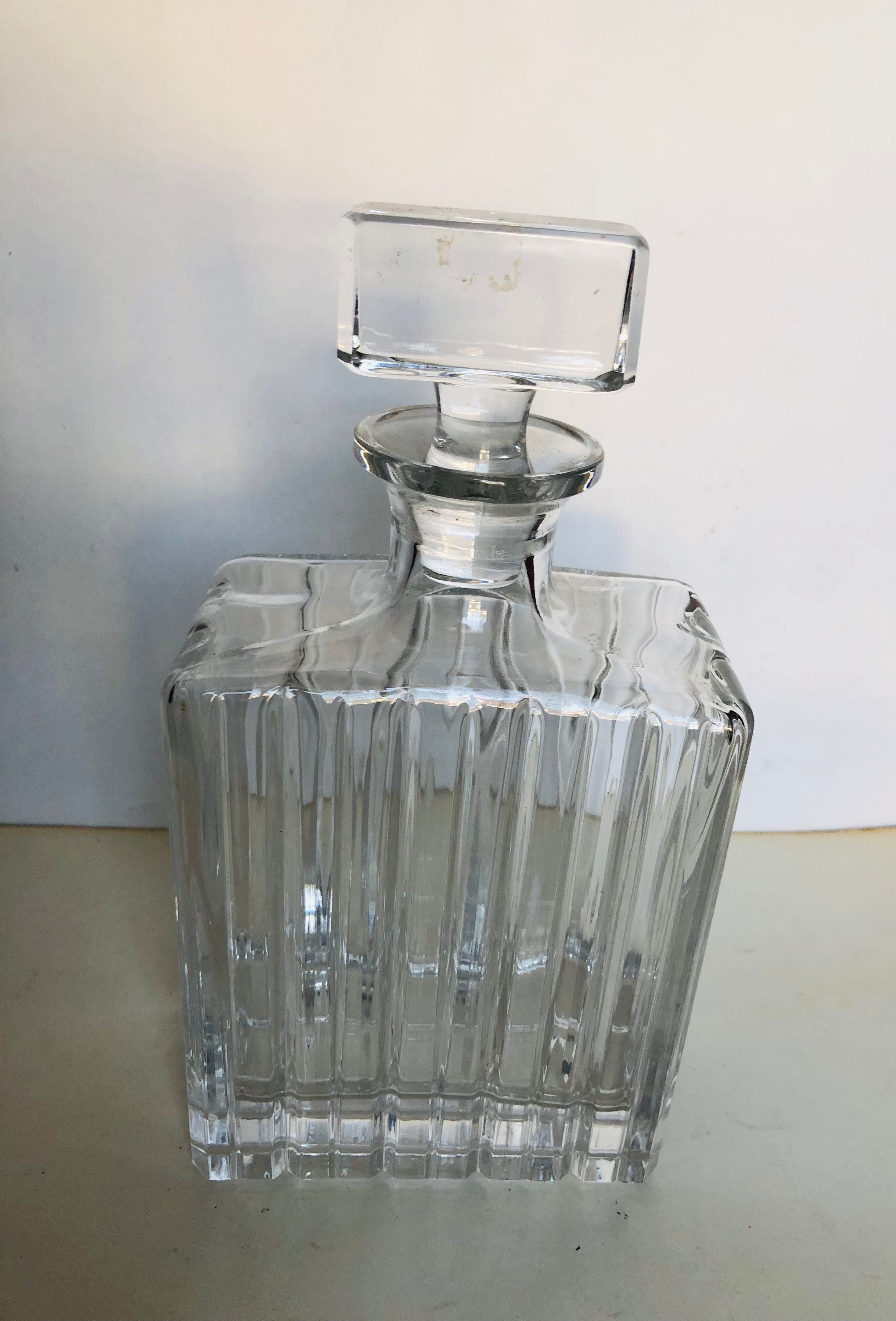 Crystal whisky decanter
