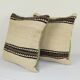 Set of 2 vintage kilim cushion covers 41x41 cm