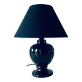 Antique black ceramic lamp