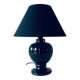 Antique black ceramic lamp