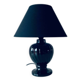 Antique black ceramic lamp