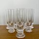 Set 8 flûtes cristal Sèvres années 70
