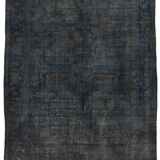 Handmade oriental contemporary 1980s 218 cm x 315 cm grey wool carpet