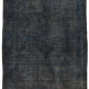 Handmade oriental contemporary 1980s 218 cm x 315 cm grey wool carpet