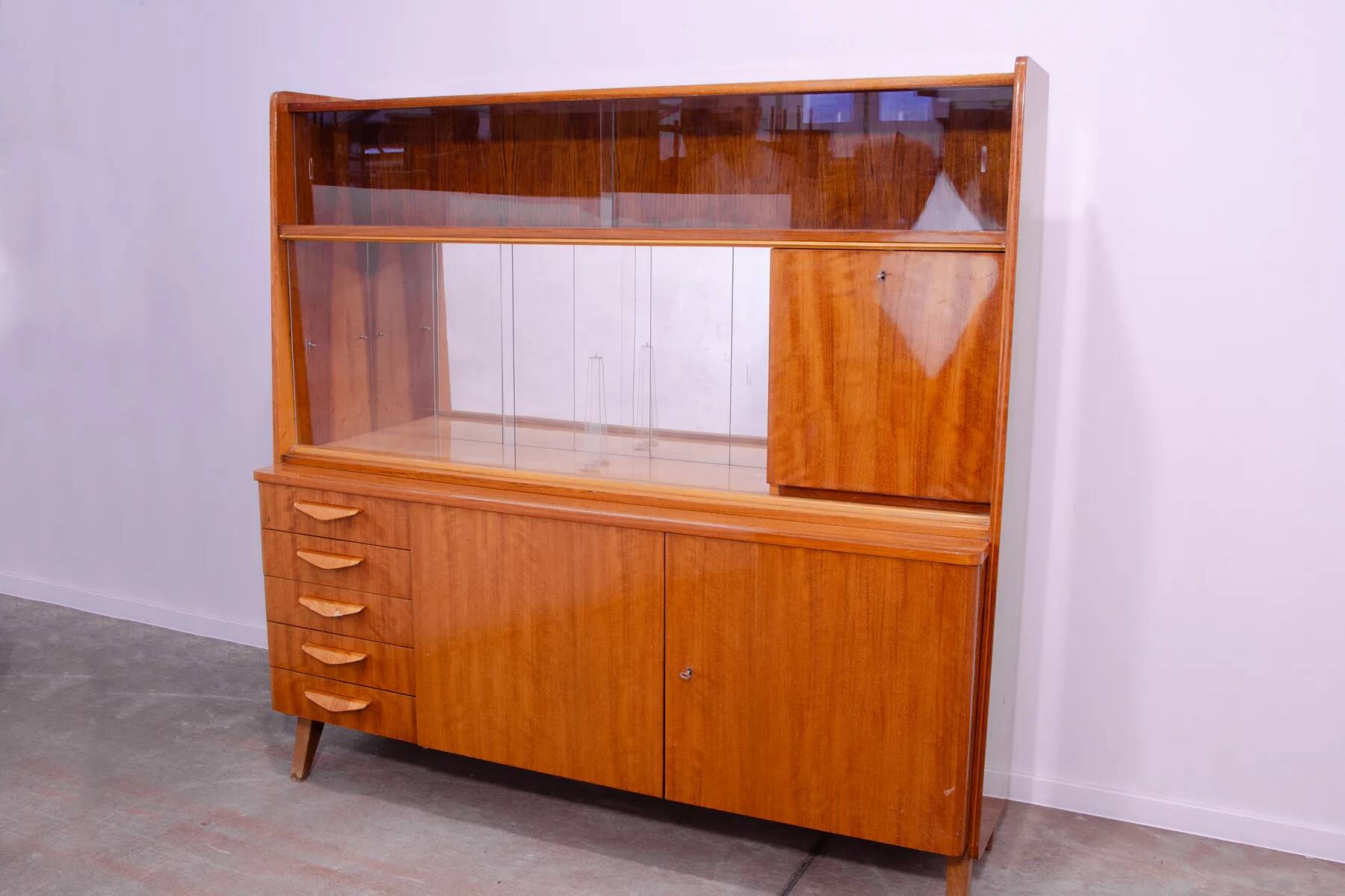 Mid century Vintage credenza by Frantisek Jirak, 1960s, Czechoslovakia