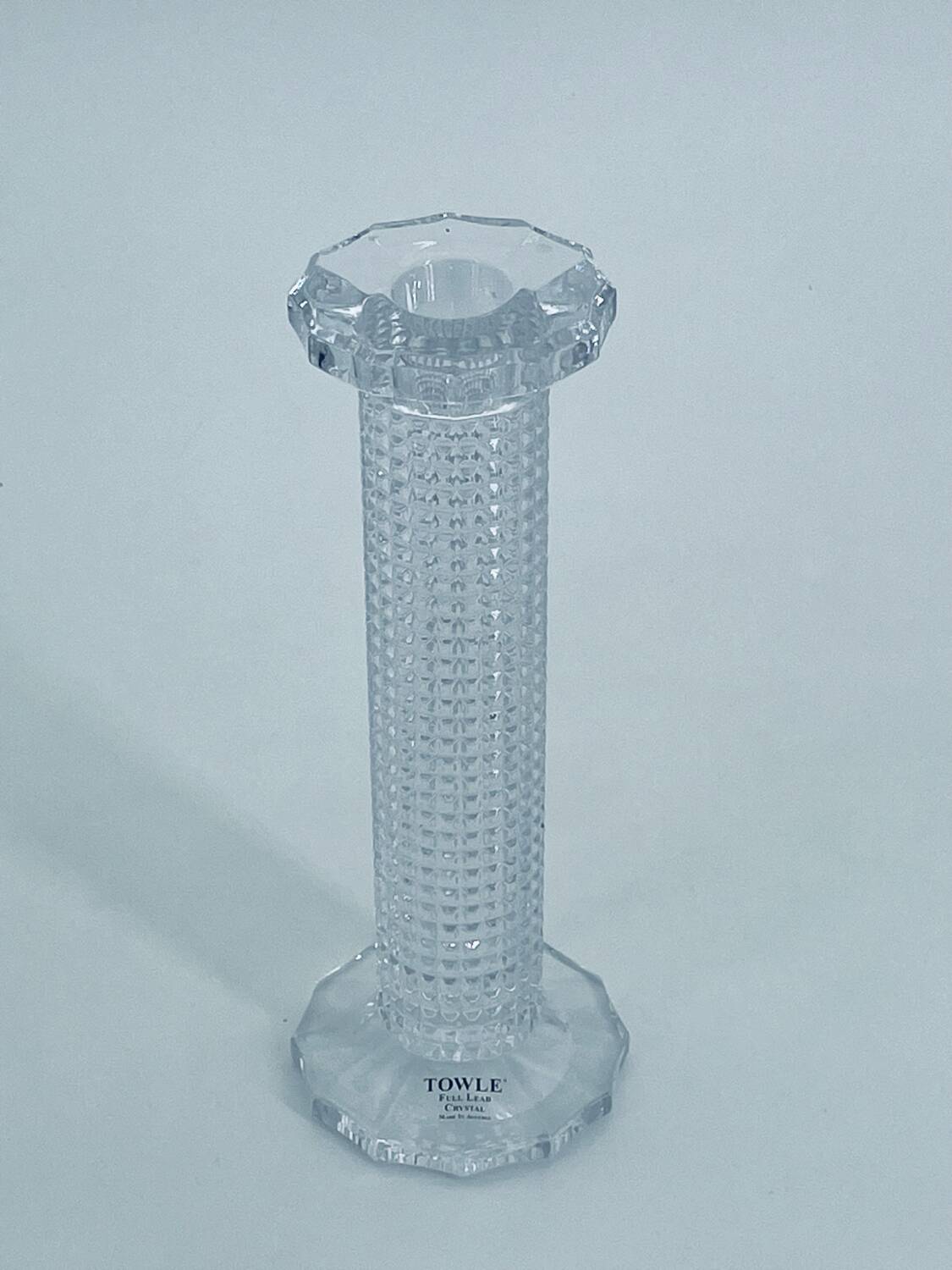 Crystal candle holder