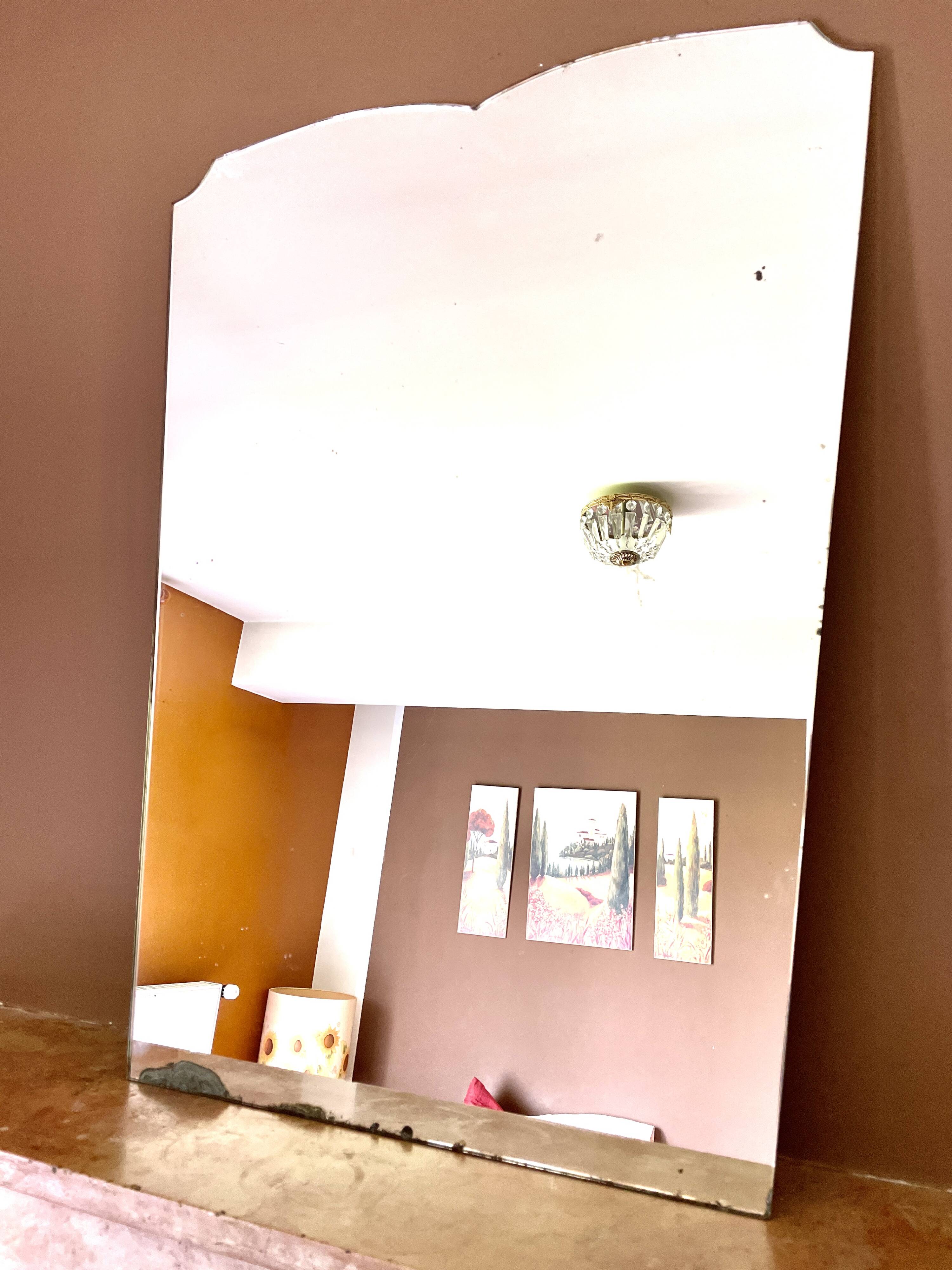 Large moustache mirror