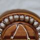 Miroir bambou vintage 35x55cm