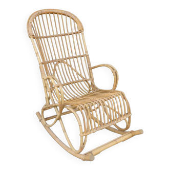 Rattan rocking chair