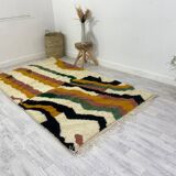 Handmade wool Berber rug 250 X 150 CM
