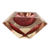 Ashtray Pocket Empty Murano Moulded Glass 1960 by Flávio Poli Seguso