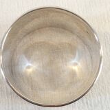 Solid silver towel round late 19th