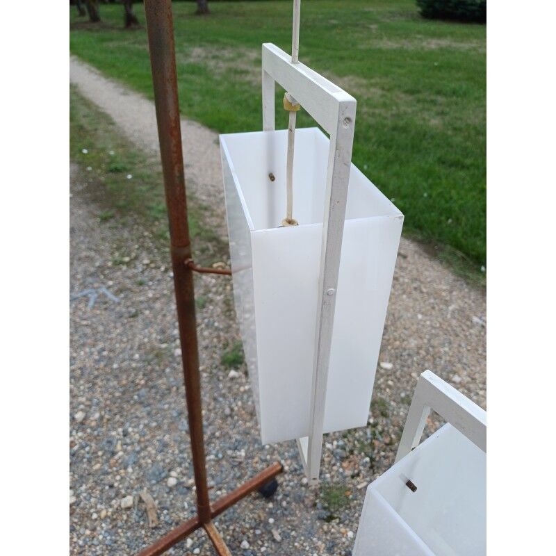 Pair of vintage pendant lights from the 70s