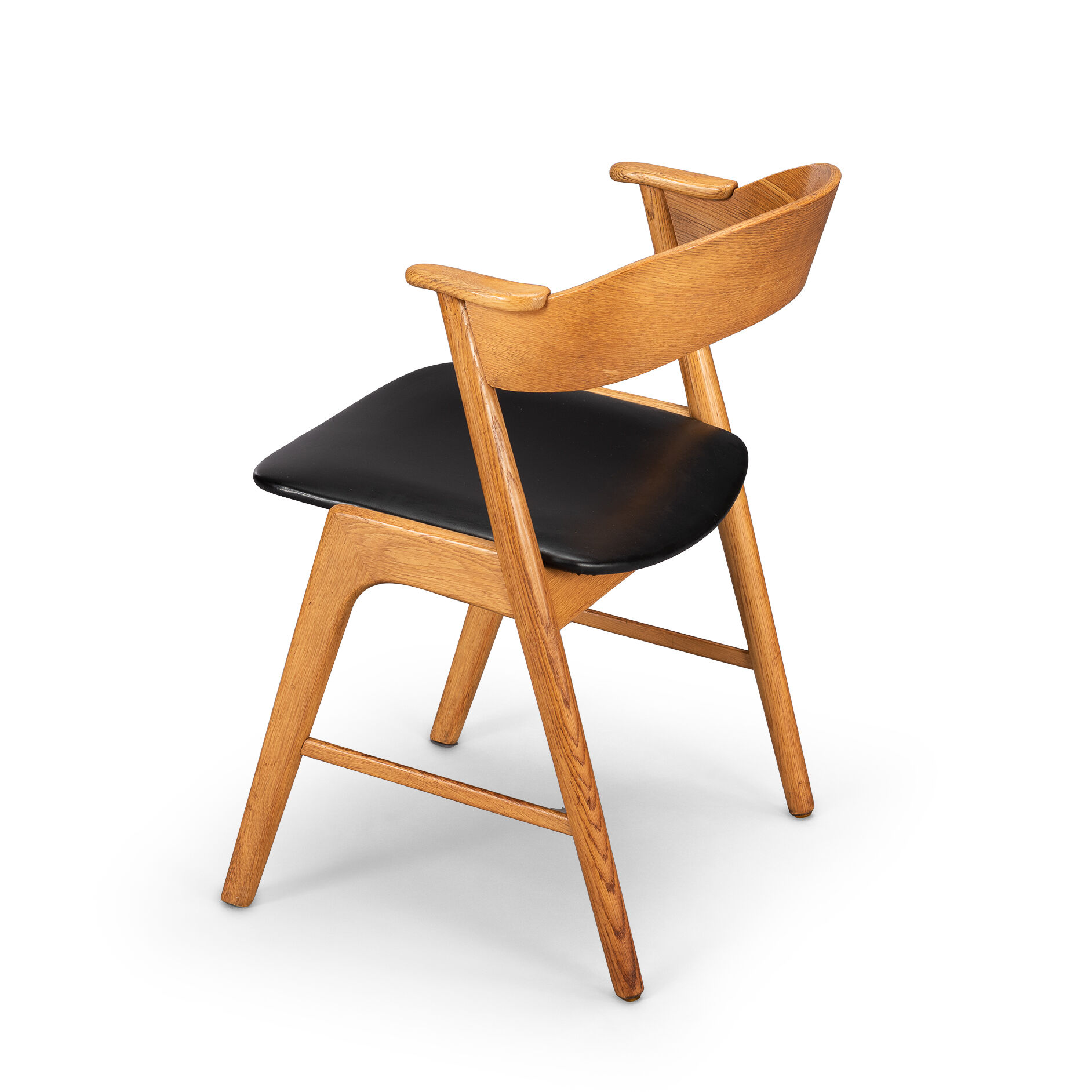 Danish Midcentury Armchair Model 32 by Kai Kristiansen in oak, 1960s