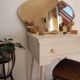 Miroir biseauté fumé