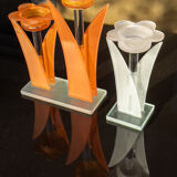 Vintage chandeliers 70 glass