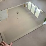 Old beveled mirror stitched 65x83cm