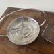Serving tray with glass raviers