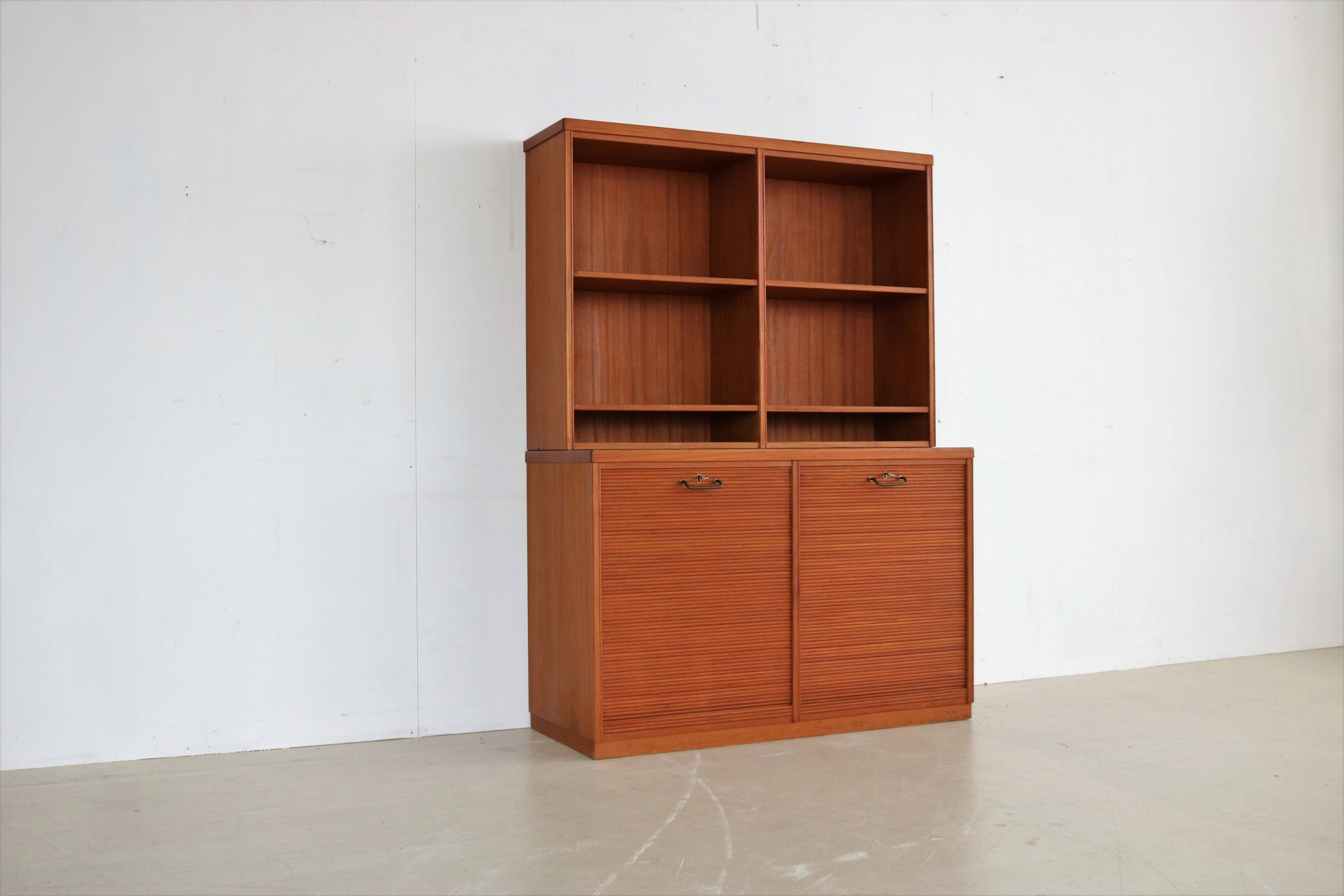 Cabinet de classement en teck vintage de Flexi Mobler