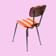 Chaise vintage patchwork