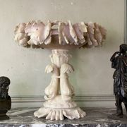 Grande coupe en albâtre Italie vers 1900