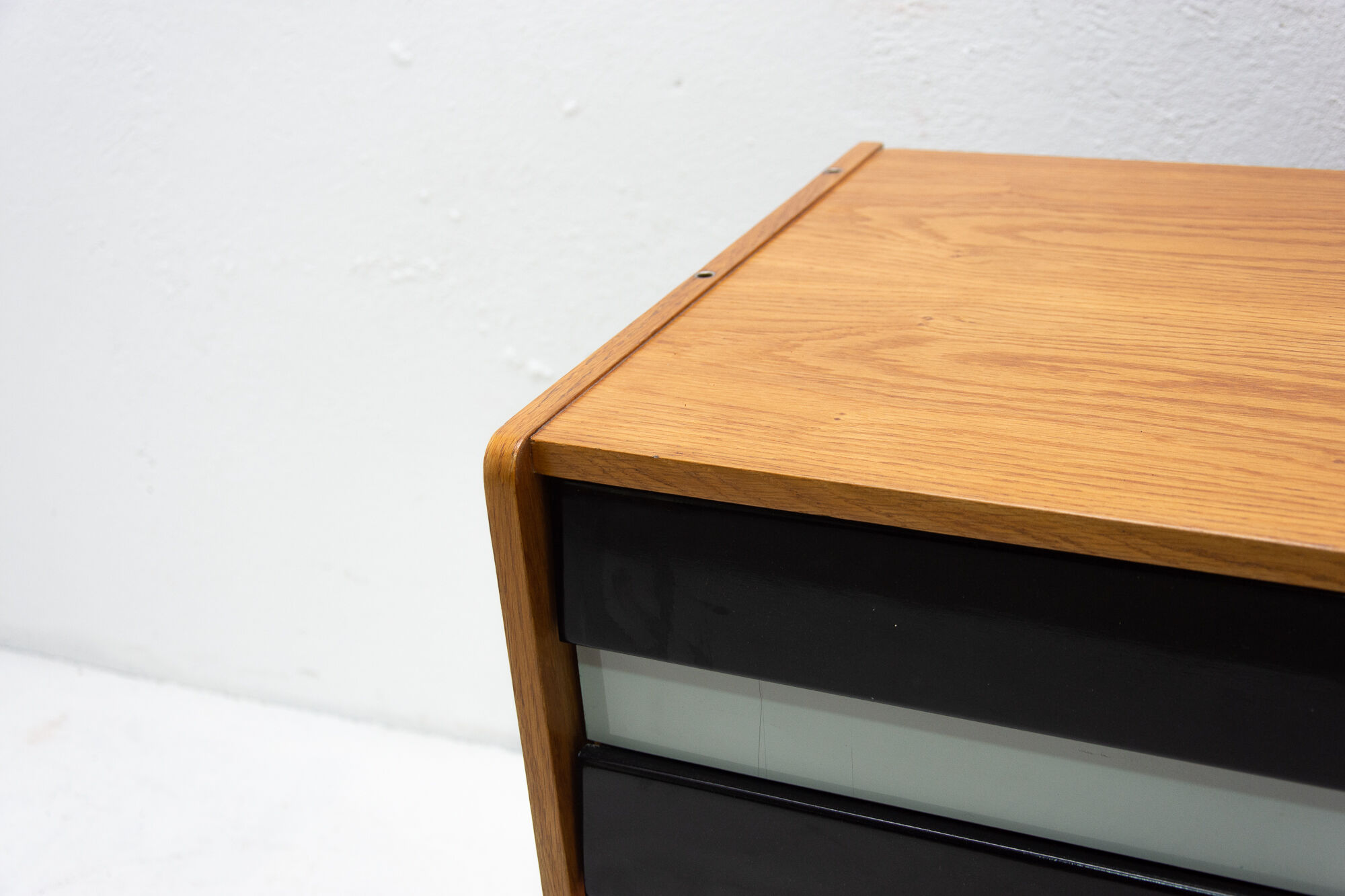 Mid-century modern chest of drawers No. U-453, by Jiří Jiroutek, Czechoslovakia