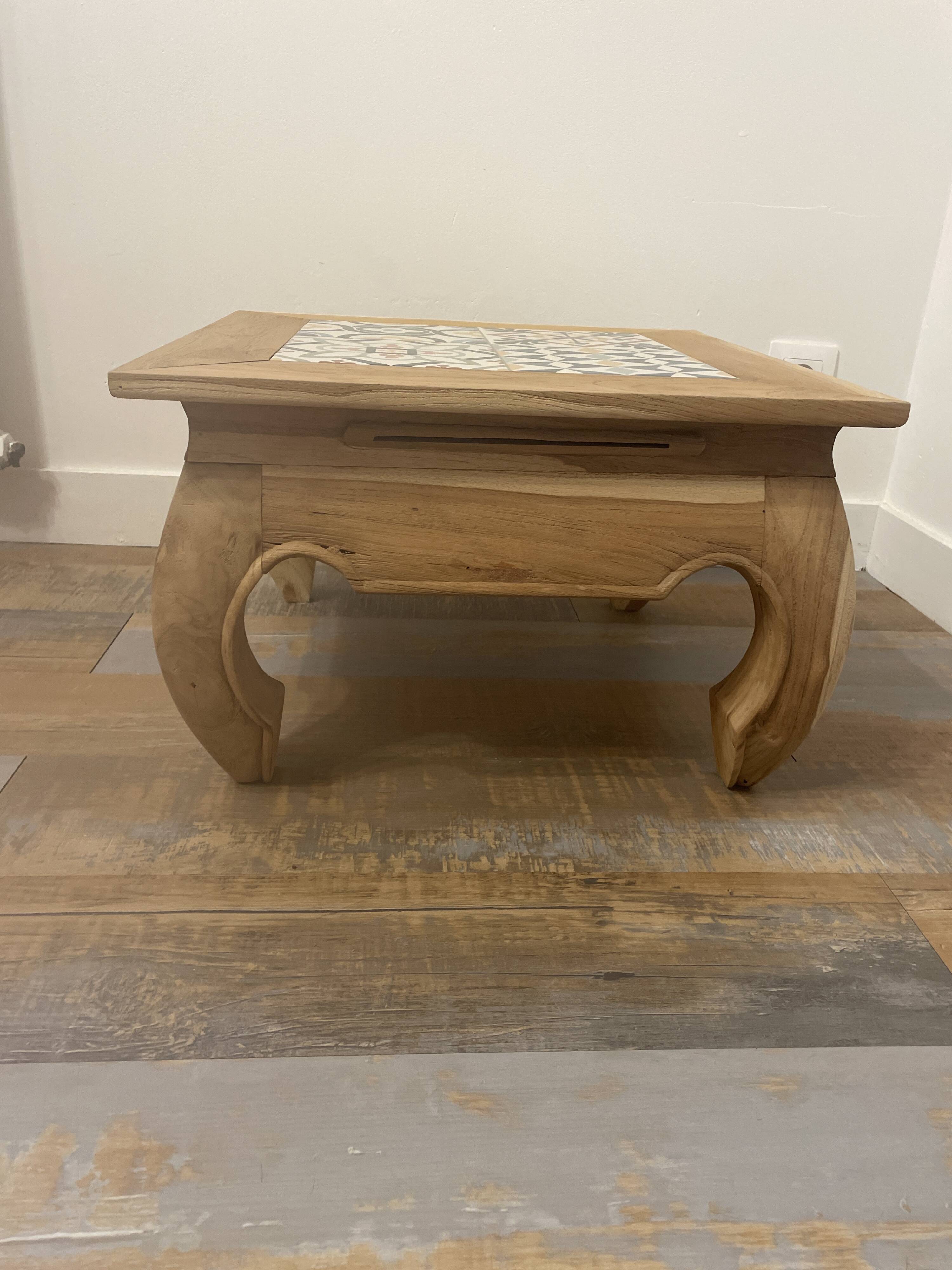 Indonesian table with a makeover