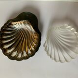 Silver metal and glass butter