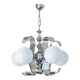 Vintage Space Age chrome chandelier, 1970s
