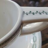 Sarreguemines iron clay sauceboat