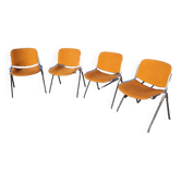 Set of 4 vintage Italian chairs