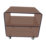 Plexiglas side table