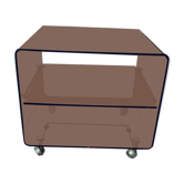 Plexiglas side table