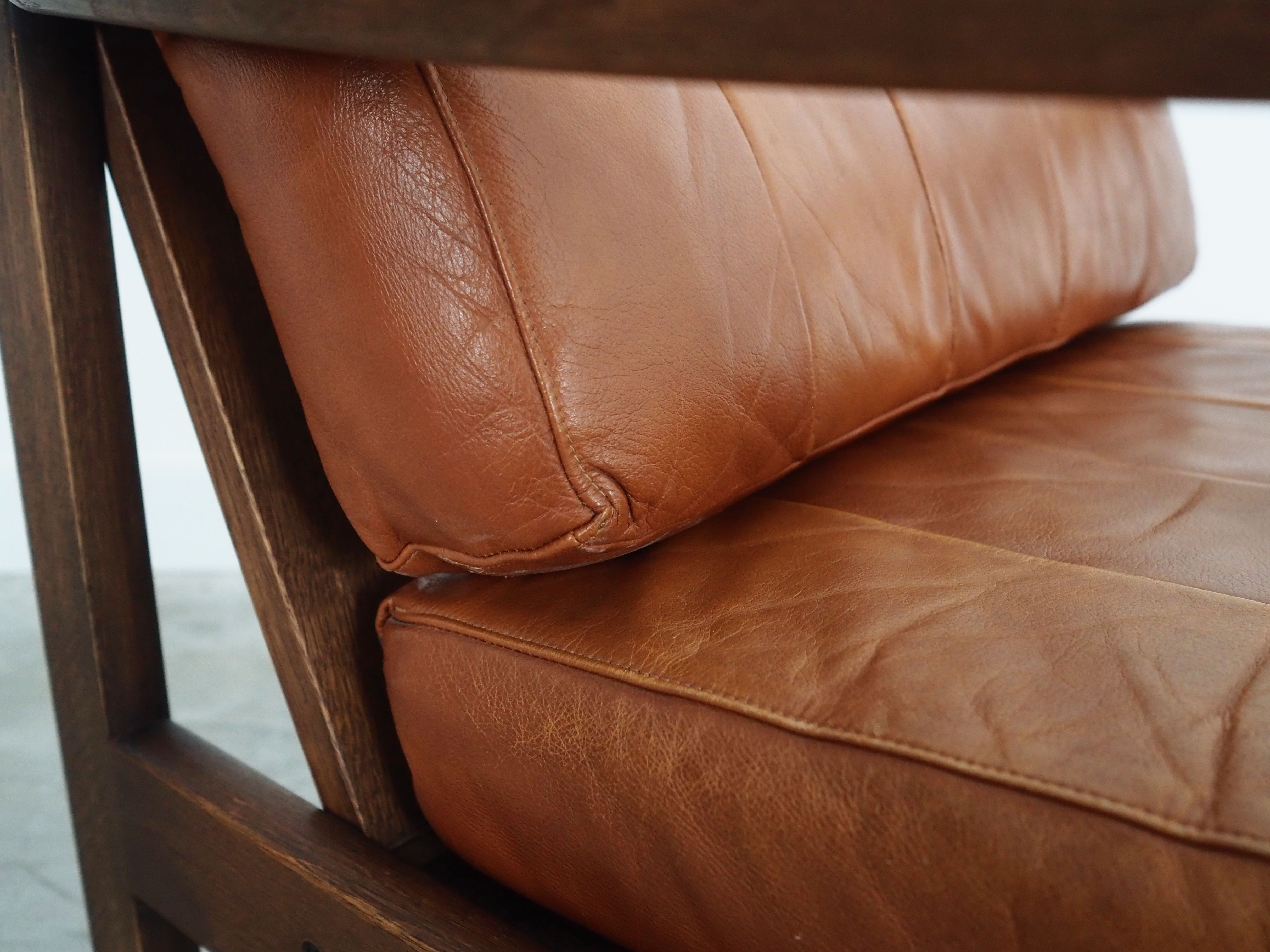 Oak armchair, Danish design, 60s, production: Denmark