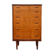 Mid-century english teak chest of drawers, 1960s