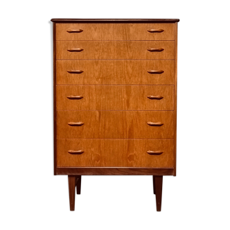 Commode anglaise en teck du milieu du siècle, années 1960