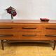 Mid Century Retro Vintage Teak Sideboard 1960s  6 Drawer Storage Stylish