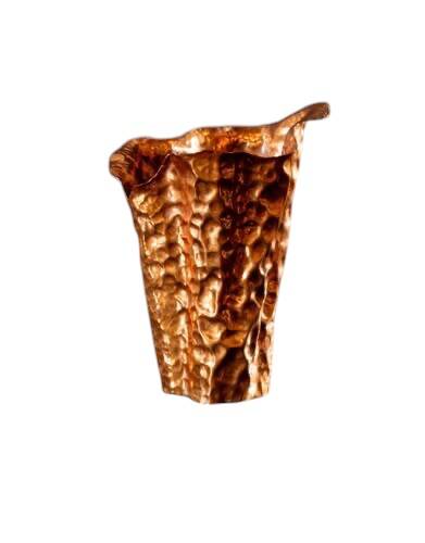 Angelo Bragalini, Mid-century copper vase, Bologna Italy 1960s