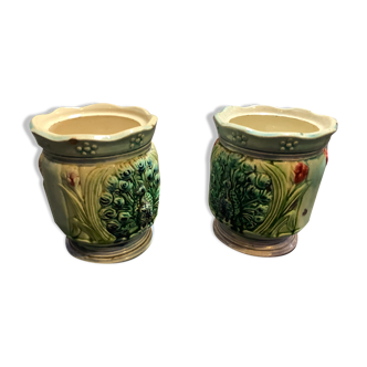 Pair of dabbling pots