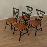 1960s dining chairs by Sven Erik Fryklund