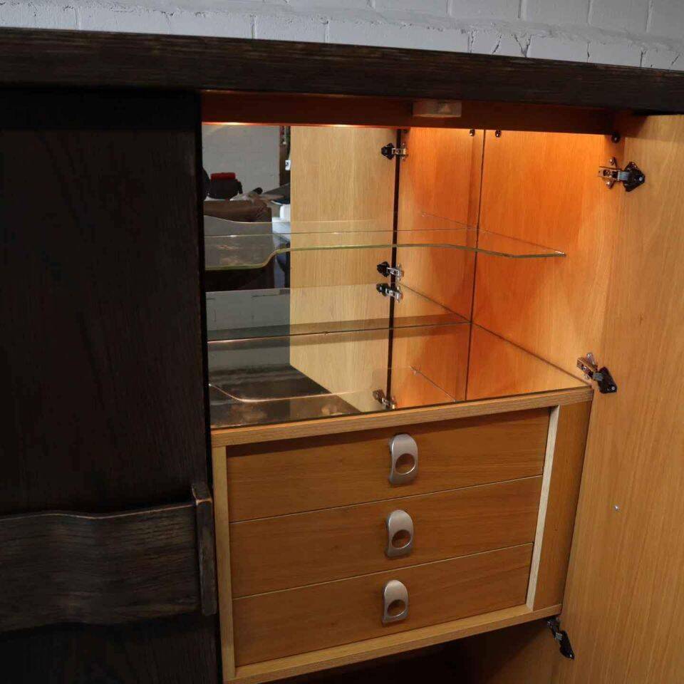 Brutalist bar cabinet, Belgium 1970's