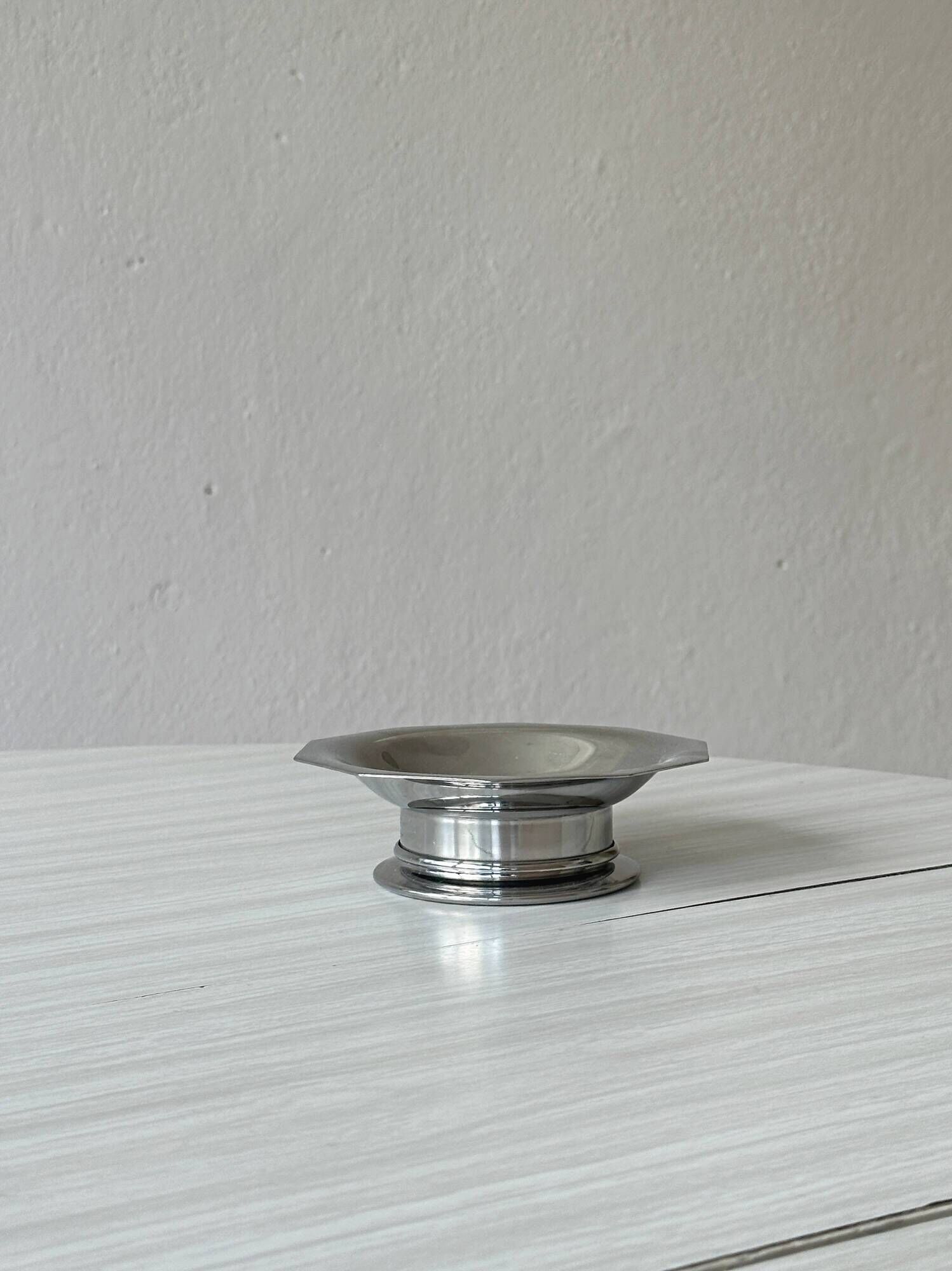 Metal butter dish coquillor
