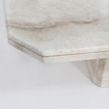 Vintage italian travertine coffee table