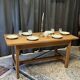 Small farmhouse table in solid oak