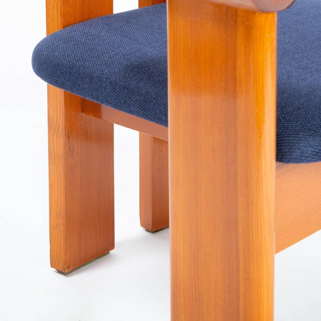Wooden armchair from the 1980s, originally from the Tatra Museum