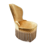 Golden toad armchair