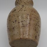Vase grès pyrité vintage