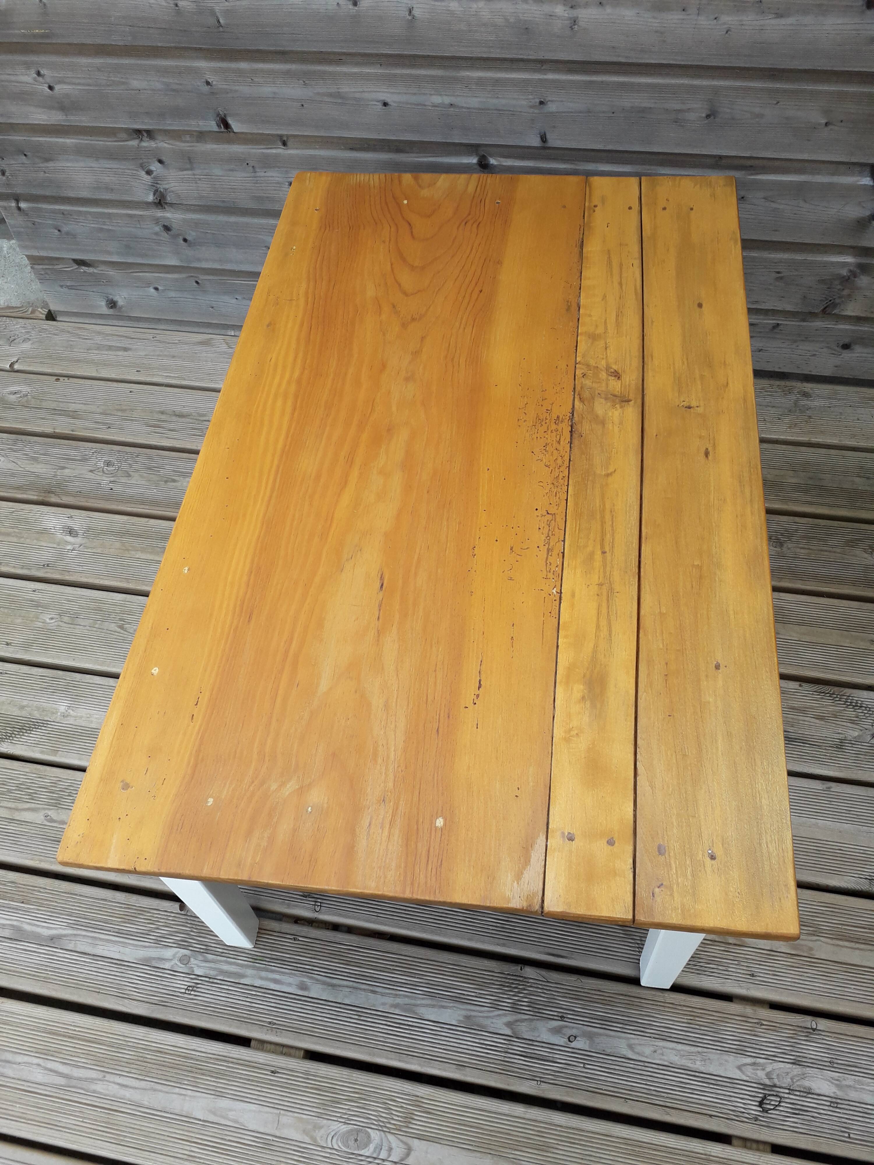 Table basse blanche