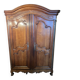 Louis XV wardrobe with two doors, Cherry wood. 18th century.